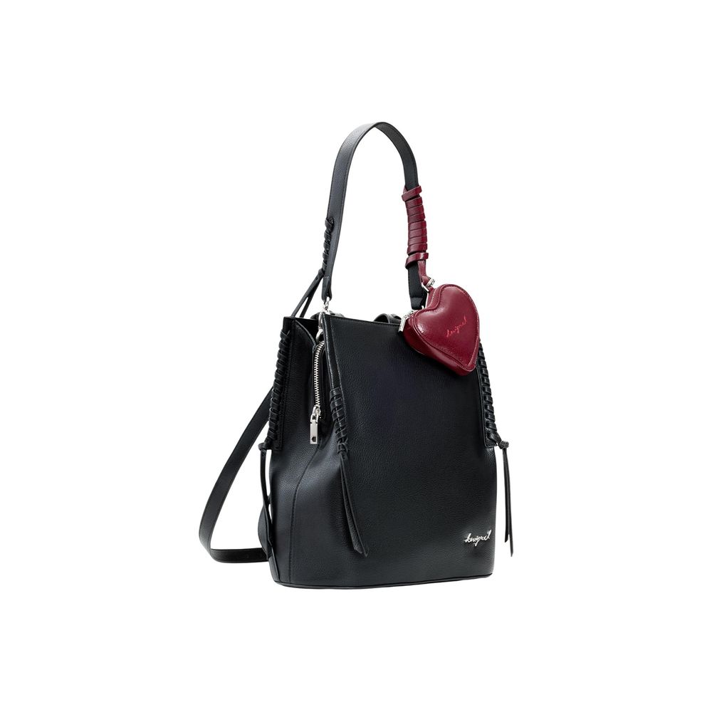 Desigual Black Polyethylene Backpack