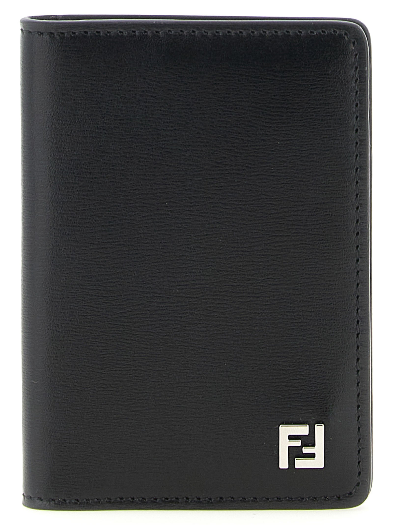 Fendi Black Calfskin Cardholder