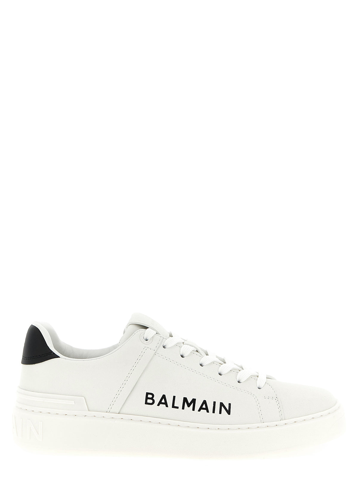 Balmain Bicolor Calfskin Low Top Sneakers