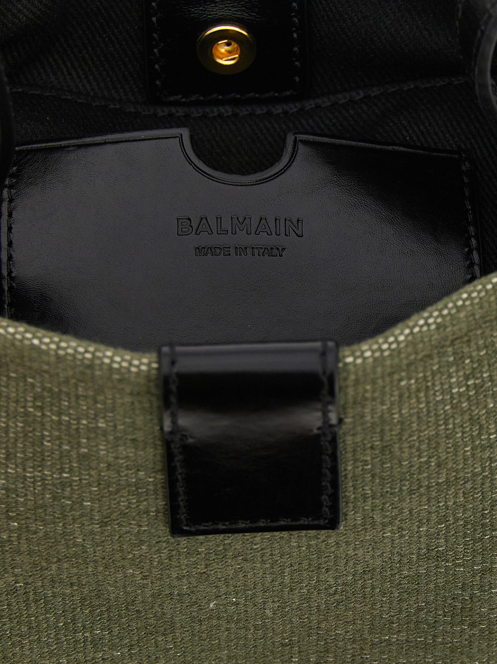Balmain Bicolor Cotton Handbag