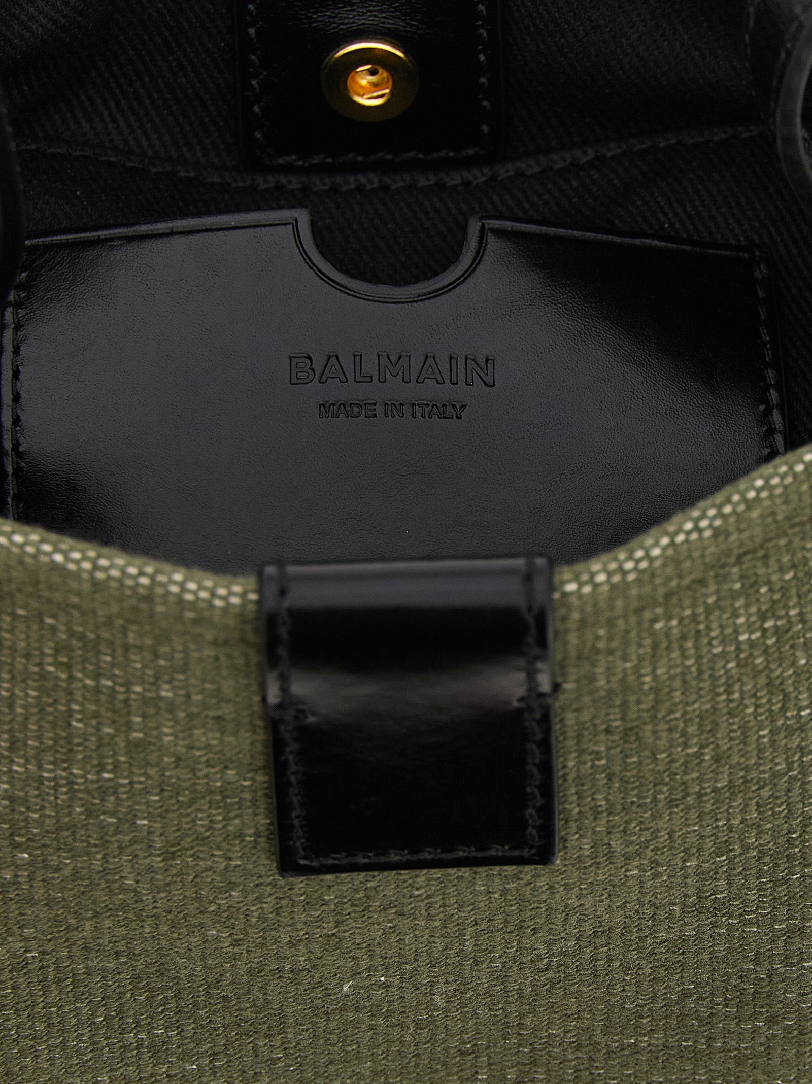 Balmain Bicolor Cotton Handbag
