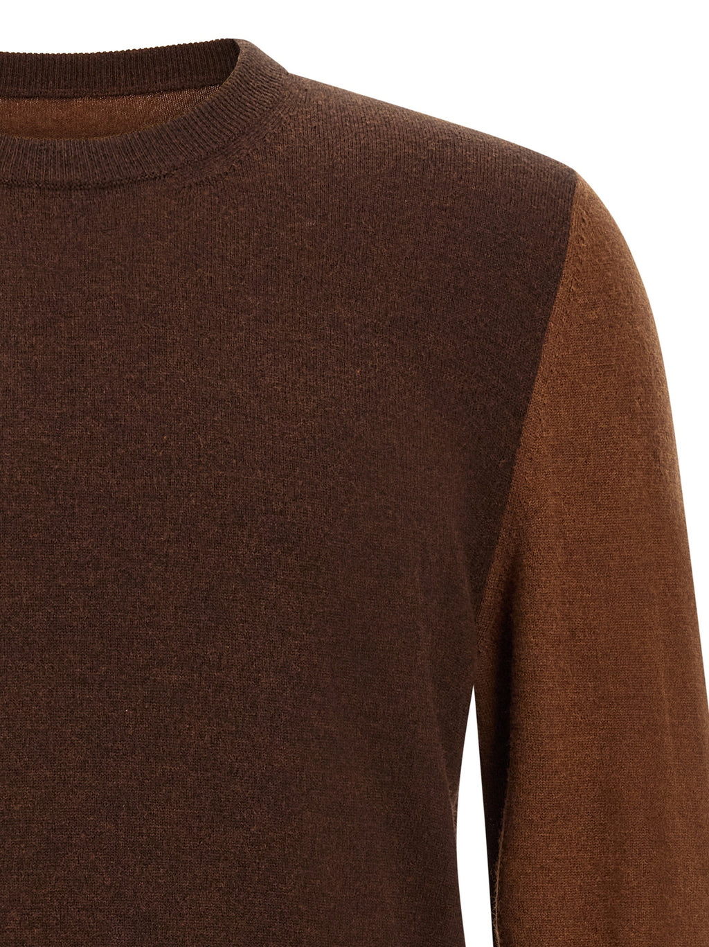 Maison Margiela Brown Wool Cardigan