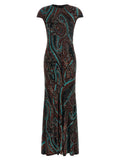 Etro Multicolor Viscose Long Dress