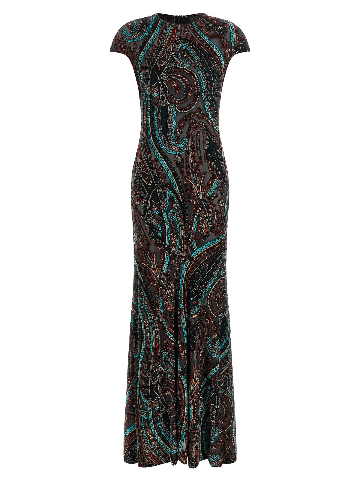 Etro Multicolor Viscose Long Dress