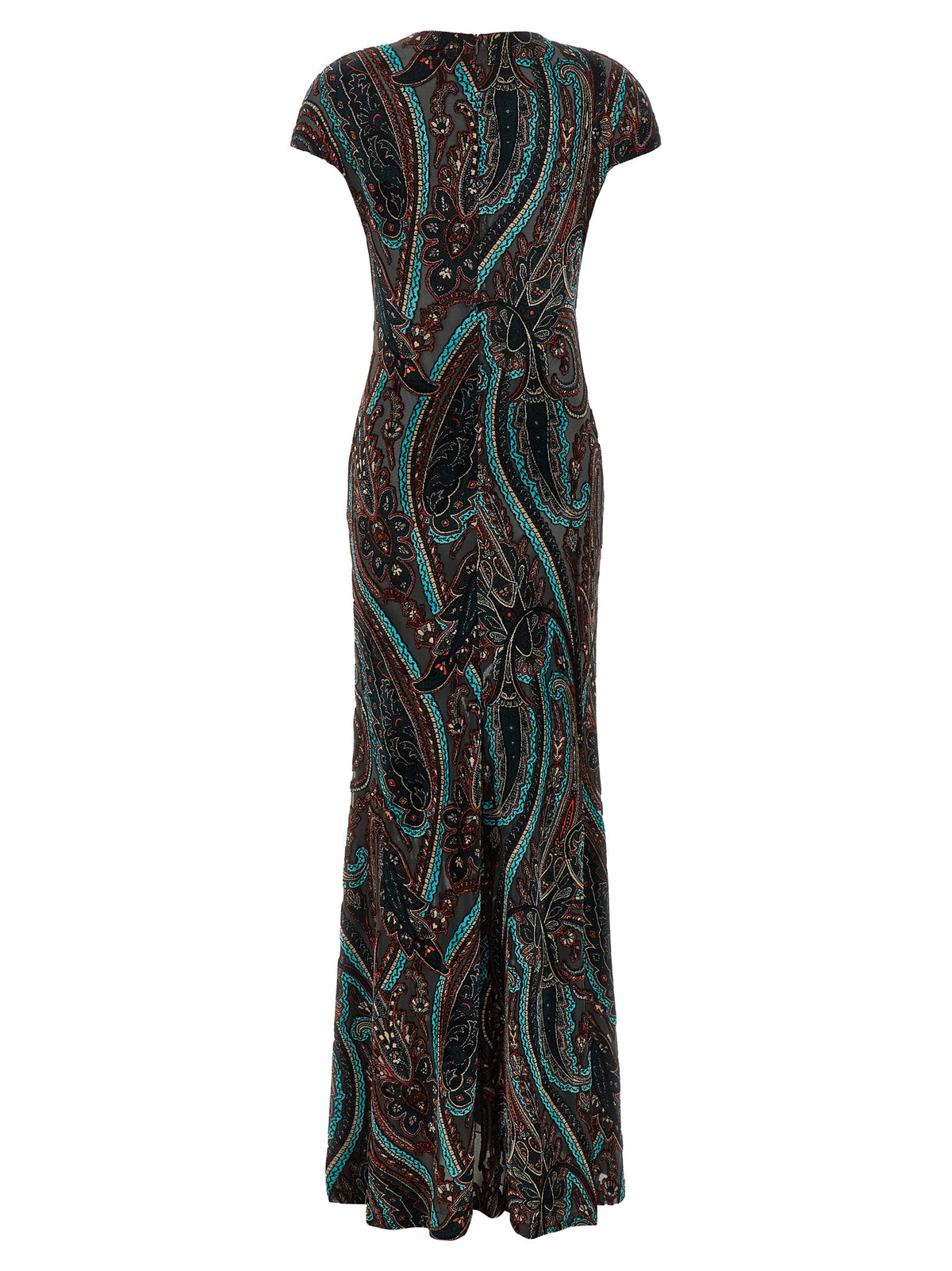 Etro Multicolor Viscose Long Dress