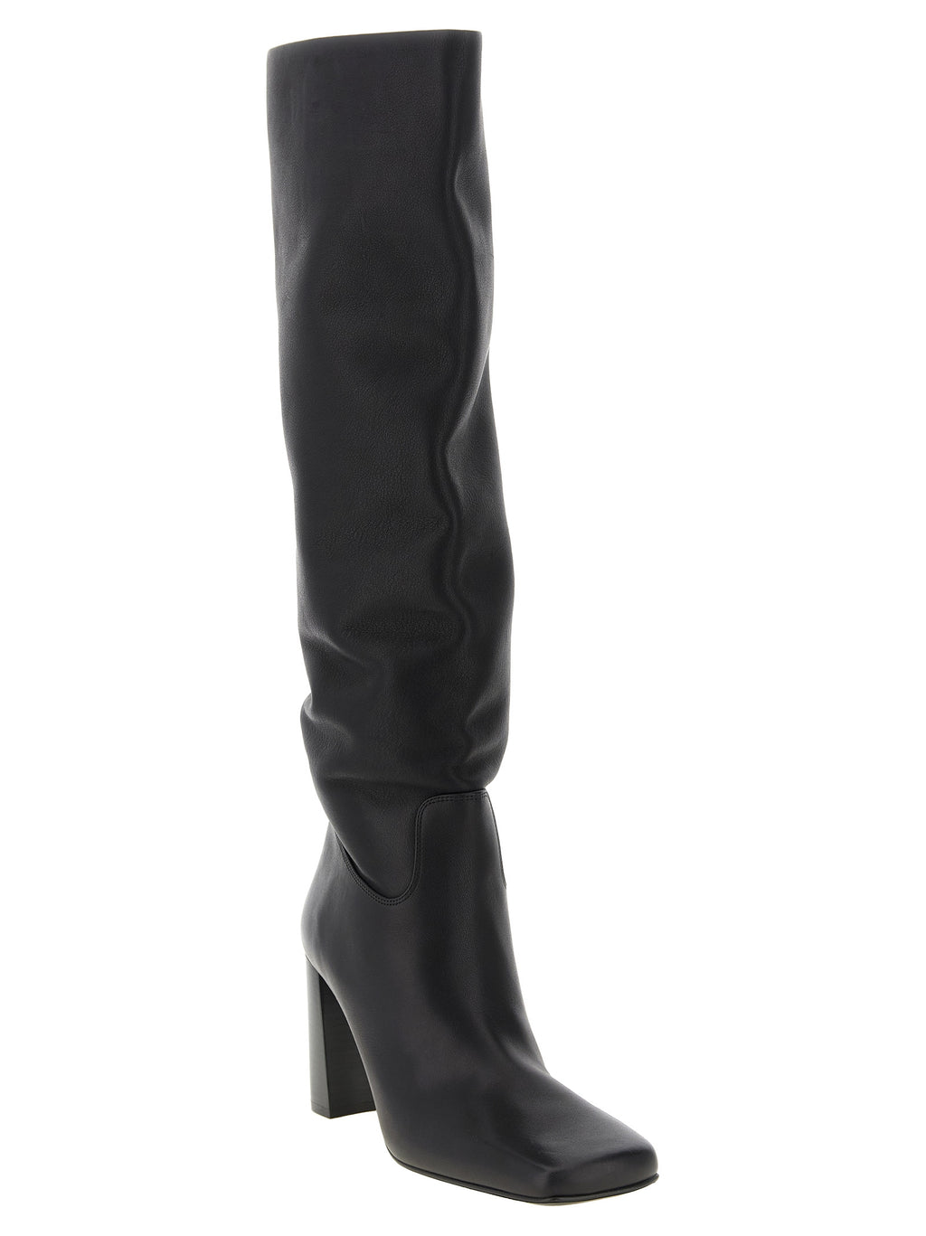 Khaite Black Calfskin Over The Knee