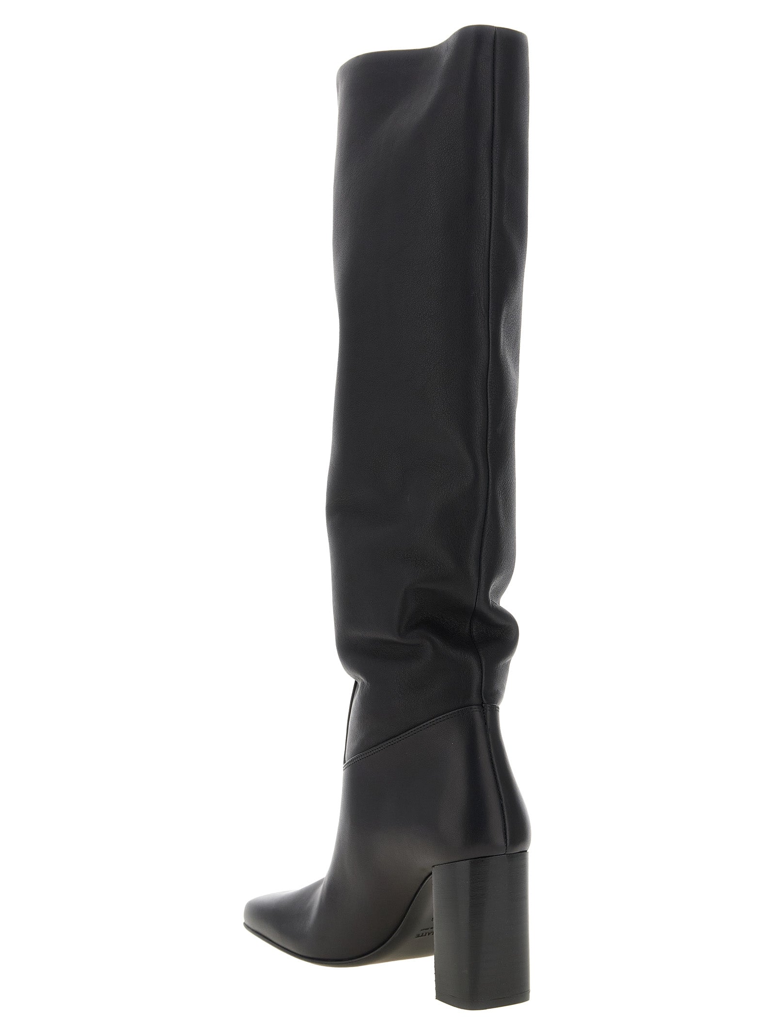 Khaite Black Calfskin Over The Knee
