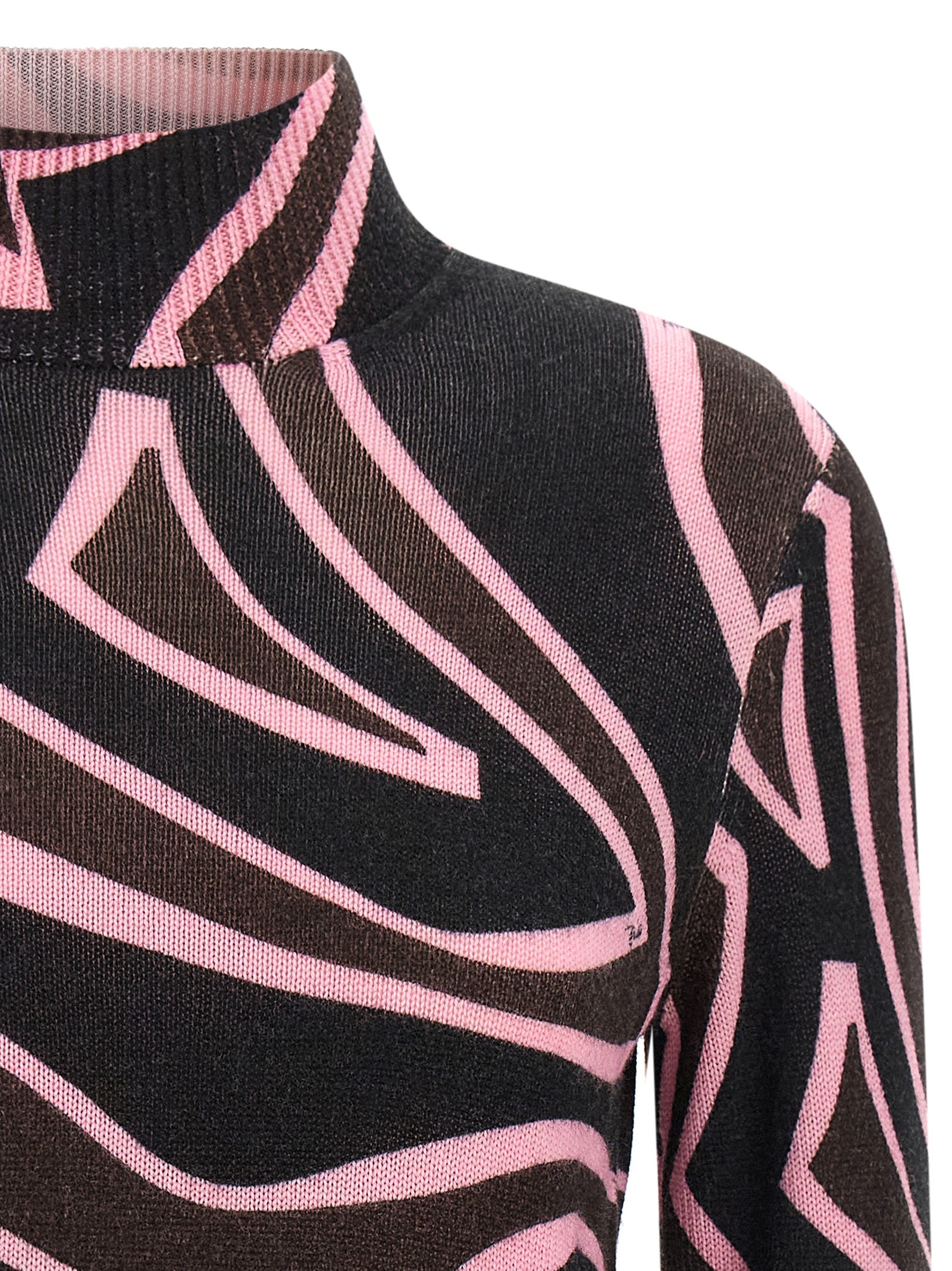 Emilio Pucci Multicolor Wool Cardigan