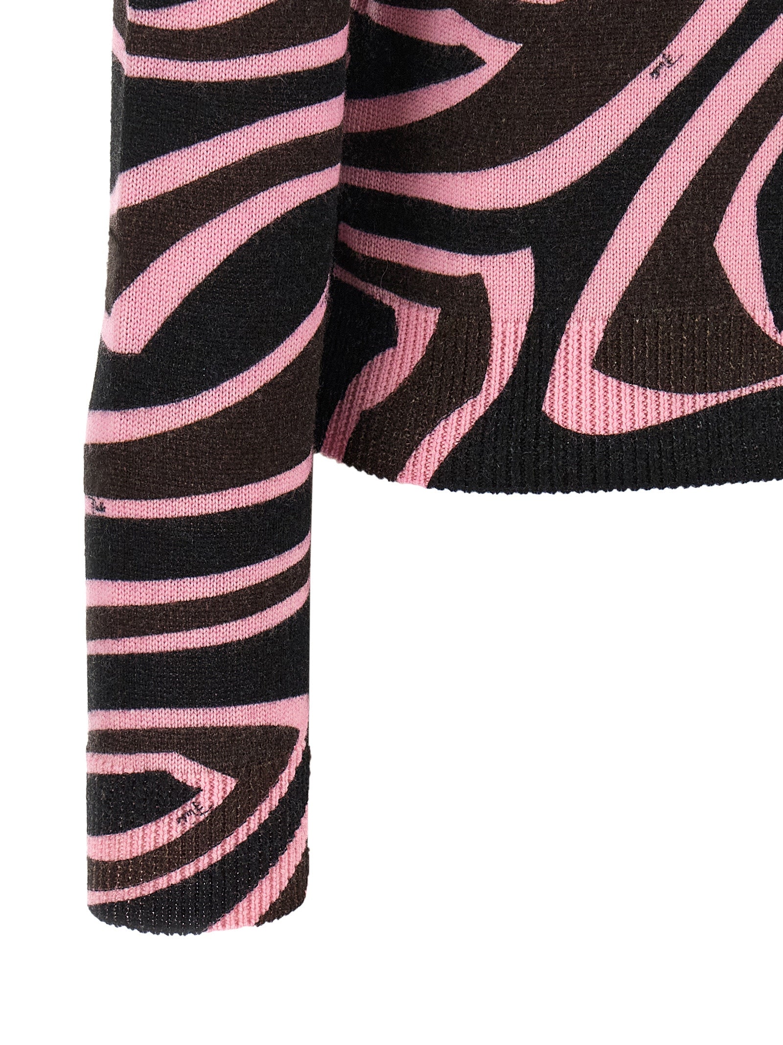 Emilio Pucci Multicolor Wool Cardigan