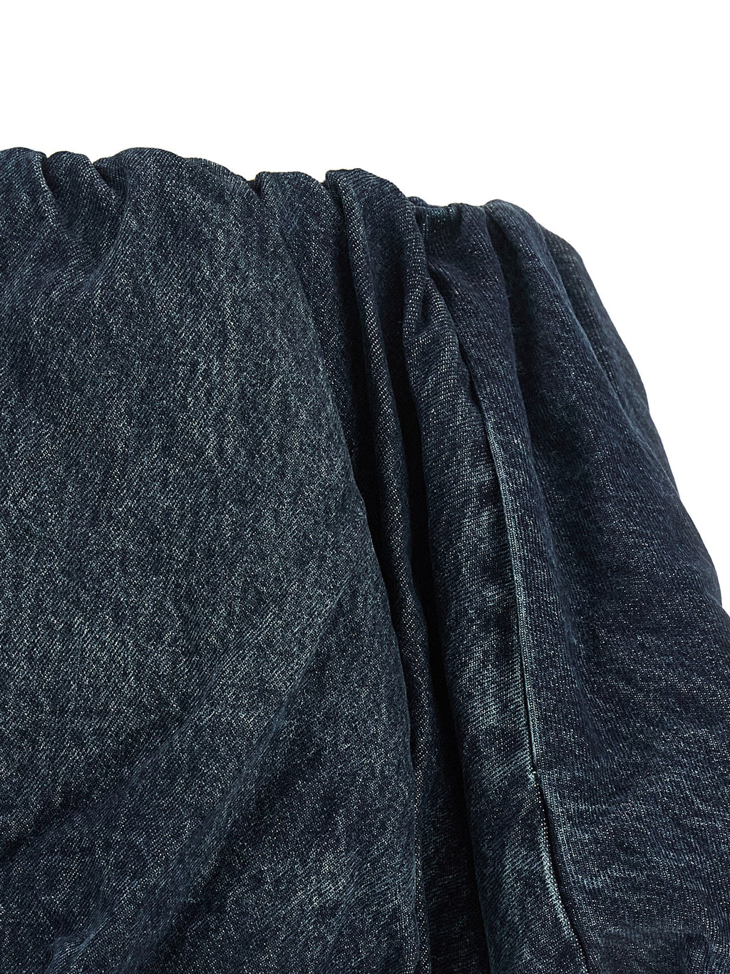 Diesel Blue Cotton Long Skirt