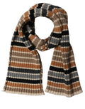 Dolce & Gabbana Multicolor Striped Knitted Viscose Shawl Scarf