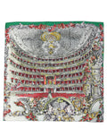 Dolce & Gabbana Multicolor Silk Printed Square Foulard Scarf
