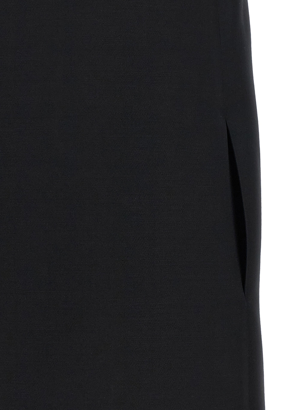 Valentino Garavani Black Virgin Wool Short Dress
