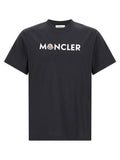 Moncler Blue Cotton T-Shirt