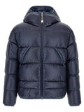 Moncler Blue Polyamide Full-Length Jacket