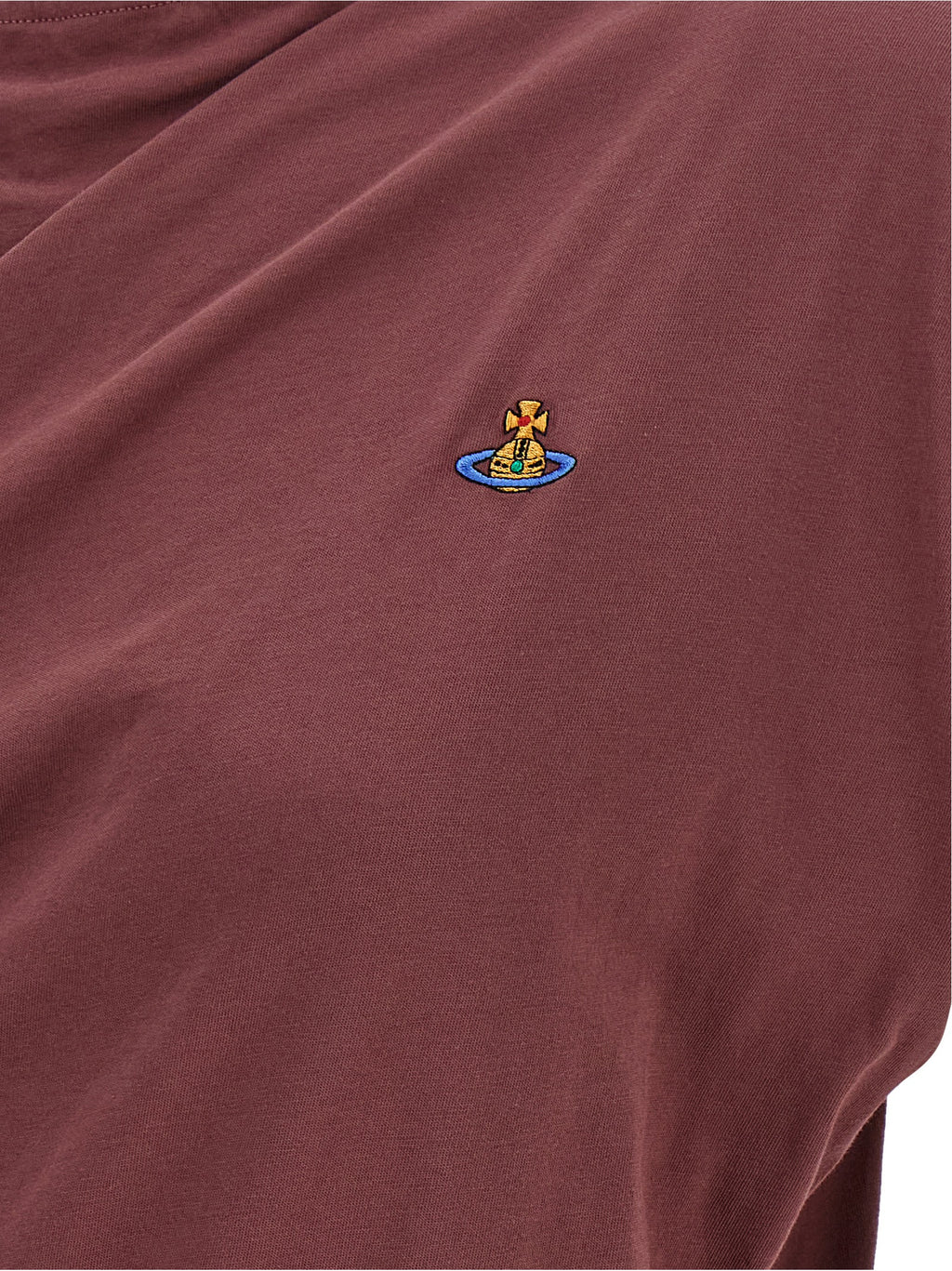 Vivienne Westwood Bordeaux Cotton Sleeveles T-Shirt