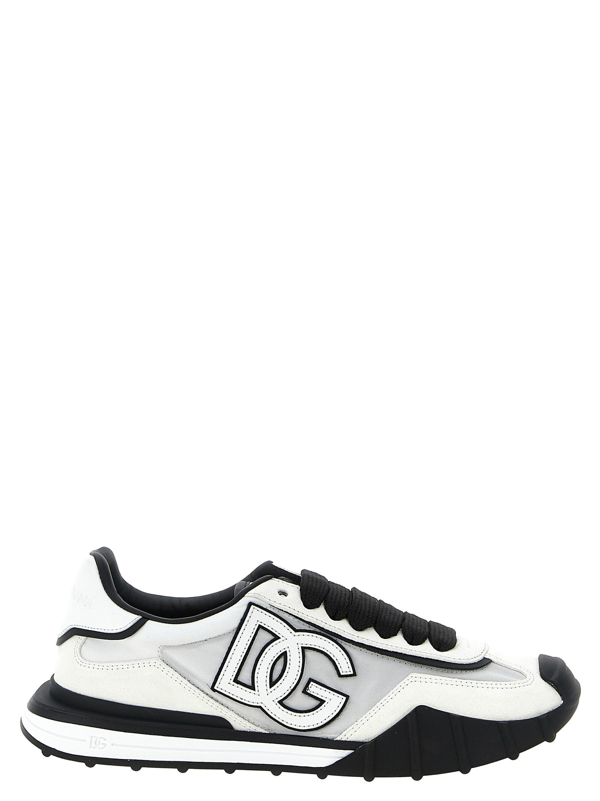 Dolce & Gabbana Bicolor Polyamide Athletic Sneakers