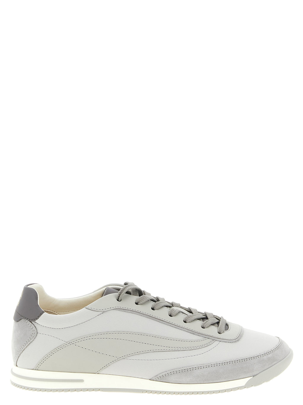 Brunello Cucinelli Gray Polyethylene Low Top Sneakers