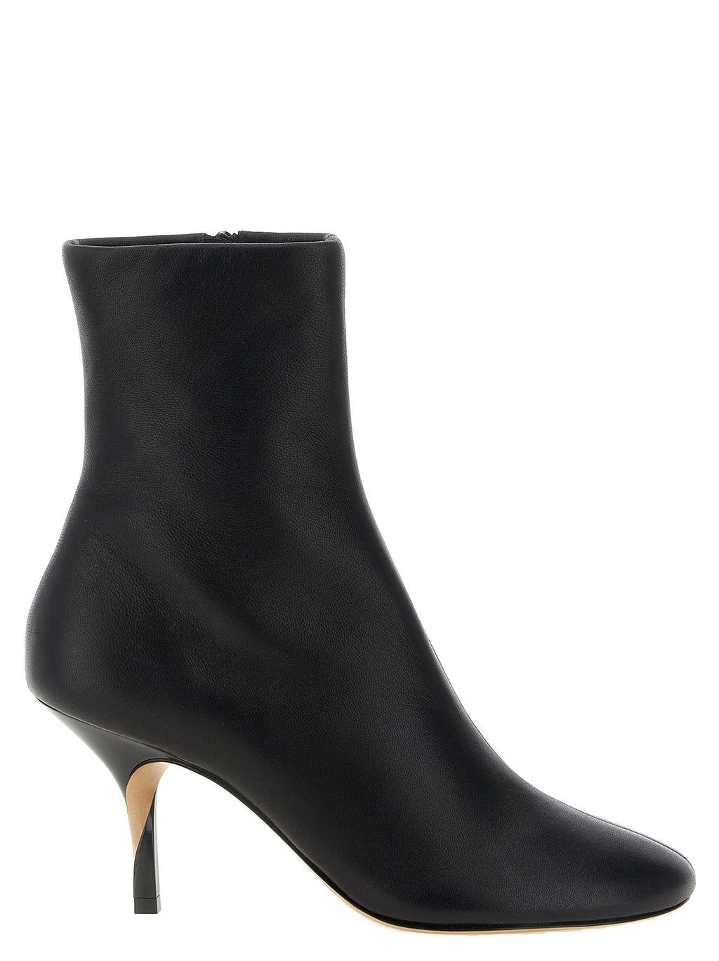 Jacquemus Black Lamb Leather Ankle Boots