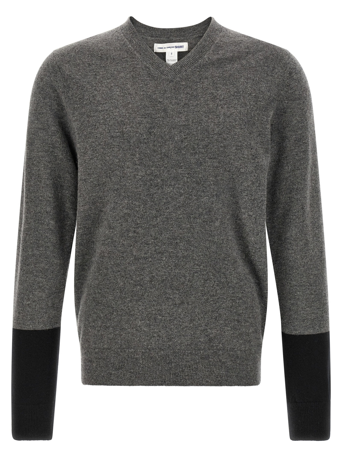 Comme Des Garçons Gray Wool Cardigan