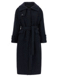 PINKO Blue Wool Coat
