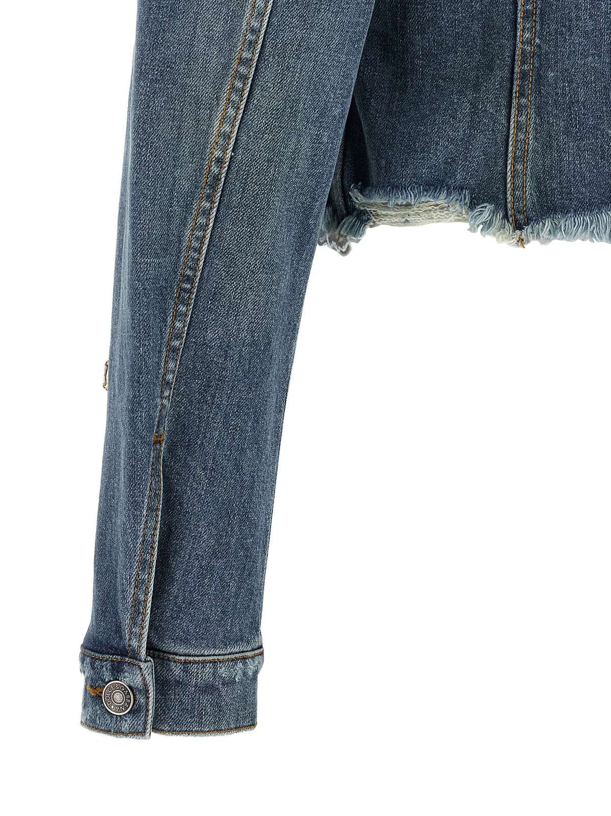 Dolce & Gabbana Blue Cotton Denim Jacket