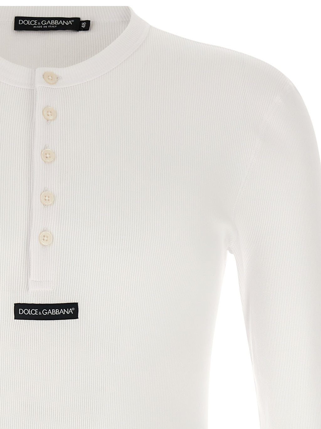 Dolce & Gabbana White Cotton T-Shirt
