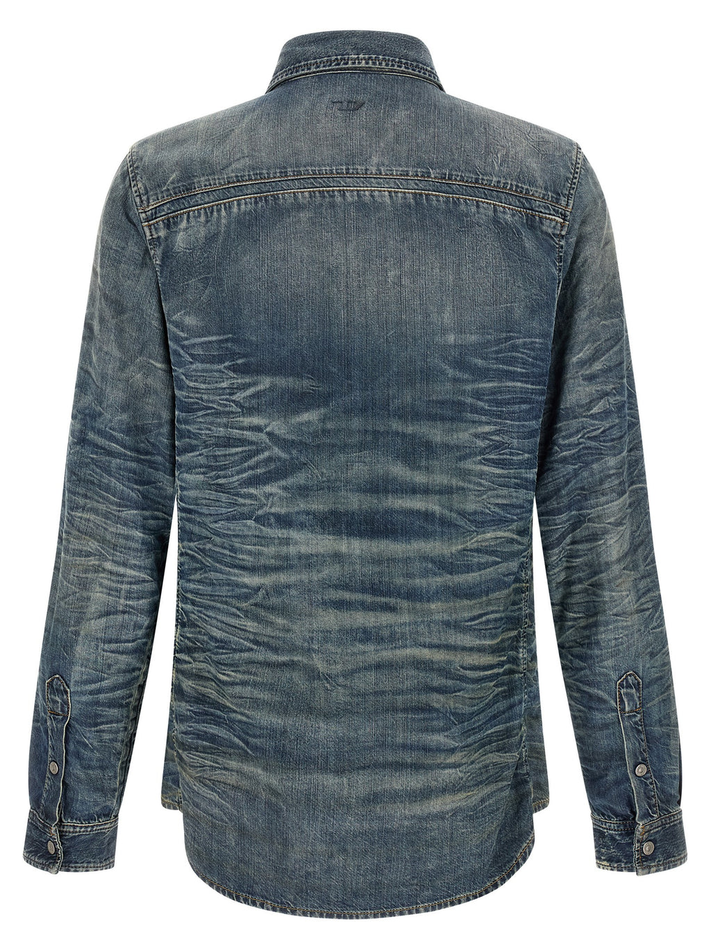 Diesel Blue Lyocell Blouse