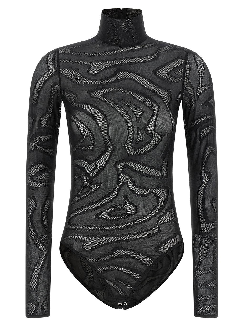 Emilio Pucci Black Polyamide Bodysuit