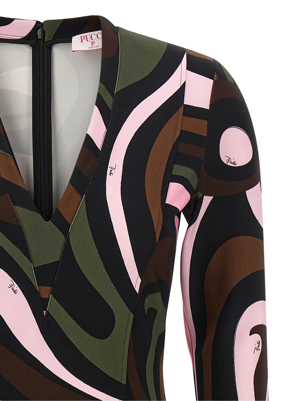 Emilio Pucci Multicolor Viscose Short Dress