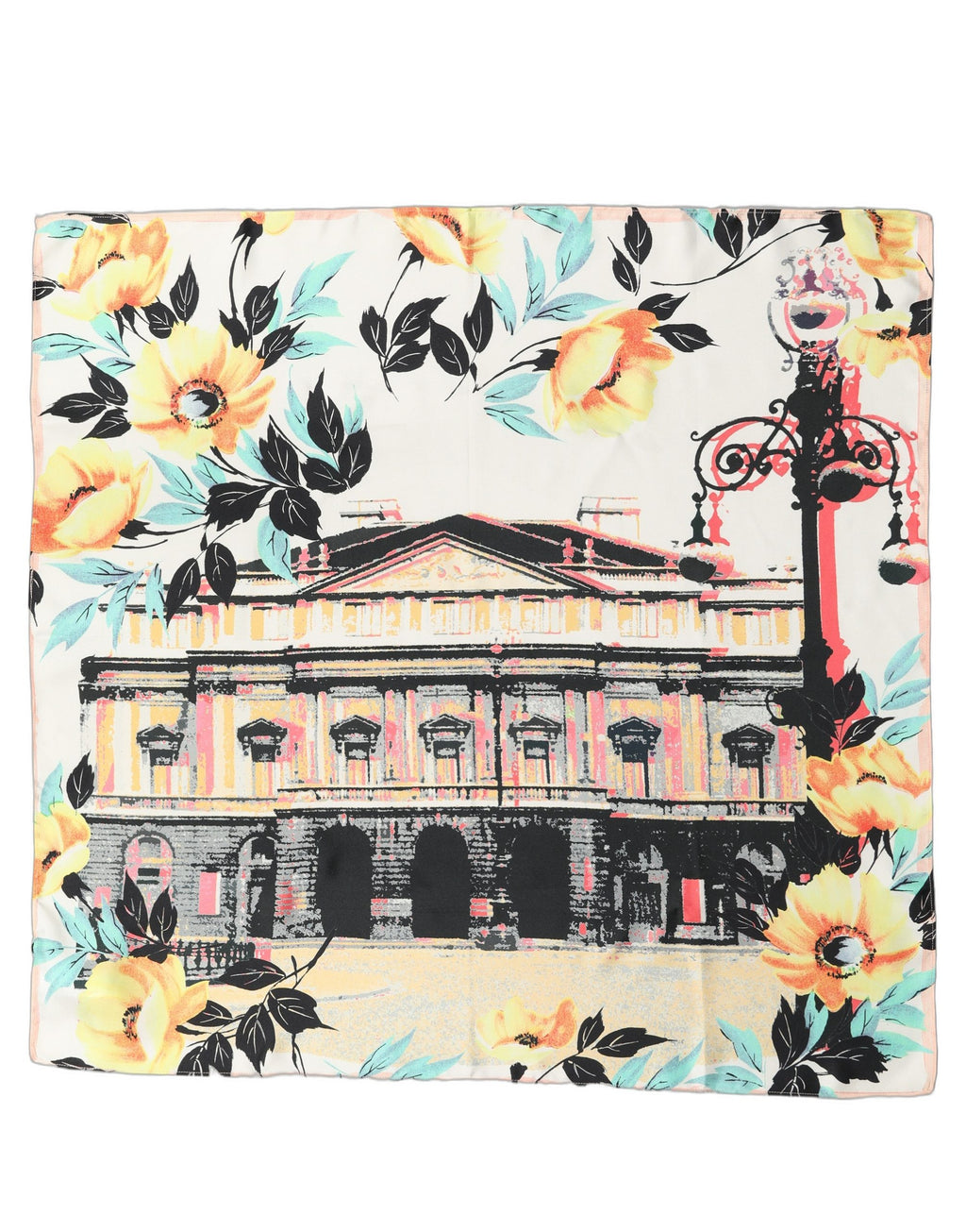 Dolce & Gabbana Multicolor Printed Silk Square Foulard Scarf