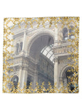 Dolce & Gabbana Multicolor Printed Silk Square Foulard Scarf