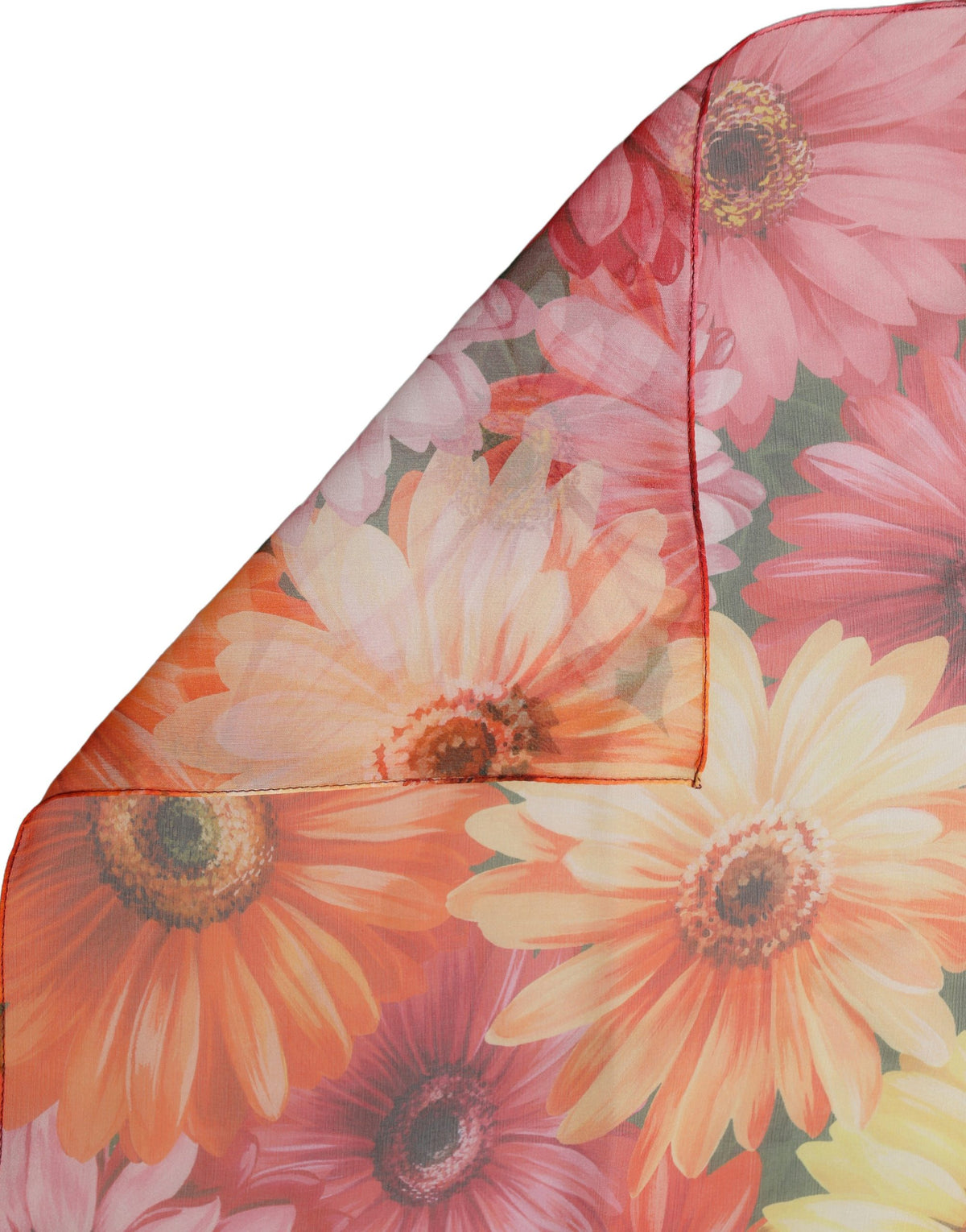 Dolce & Gabbana Multicolor Floral Silk Shawl Stole Scarf