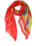 Dolce & Gabbana Multicolor Silk Printed Shawl Stole Scarf