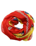 Dolce & Gabbana Multicolor Silk Printed Square Foulard Scarf