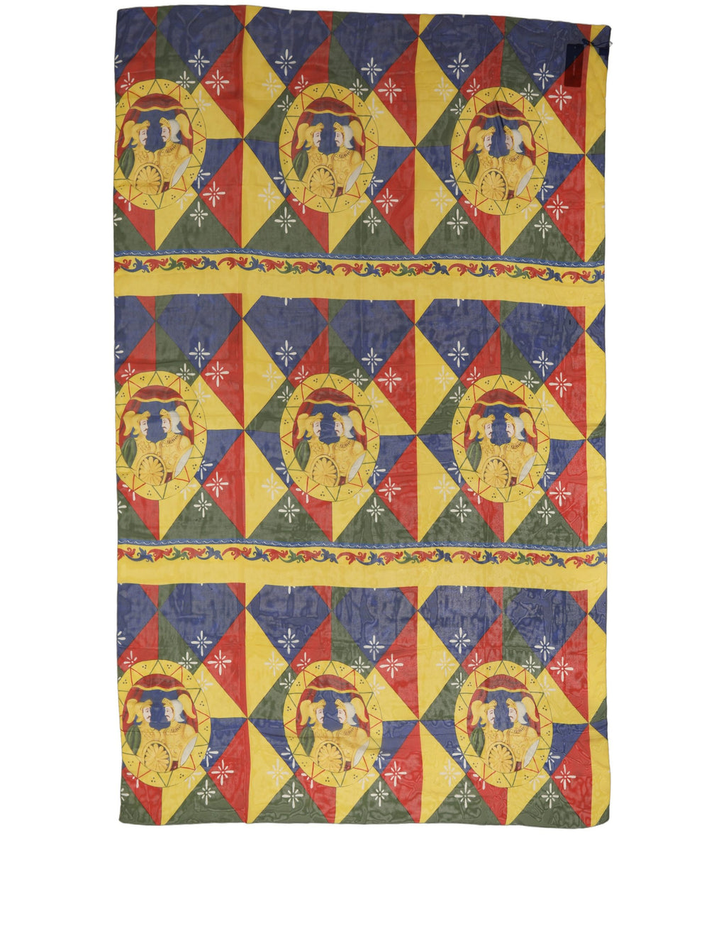 Dolce & Gabbana Multicolor Silk Printed Shawl Stole Scarf