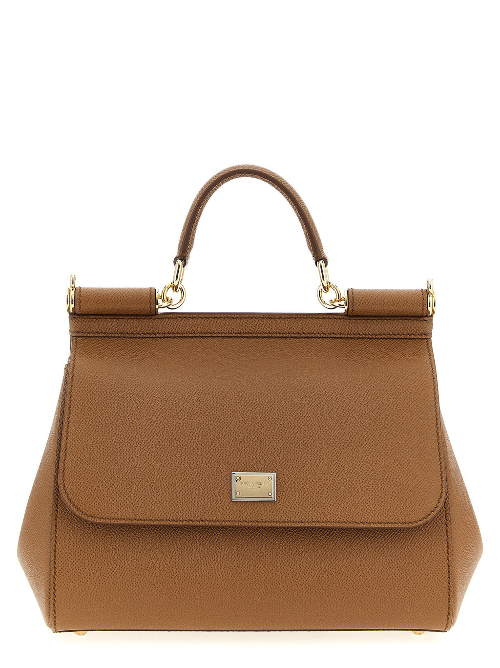 Dolce & Gabbana Brown Calfskin Handbag