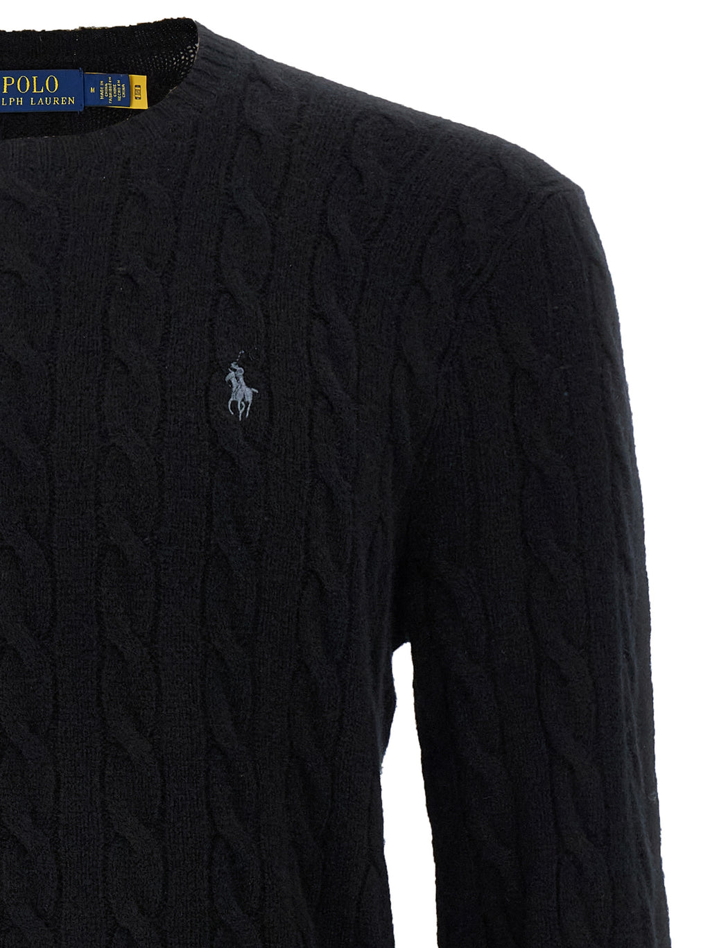 Polo Ralph Lauren Black Wool Cardigan