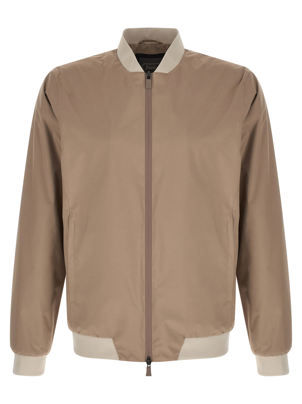 Herno Beige Polyester Bomber
