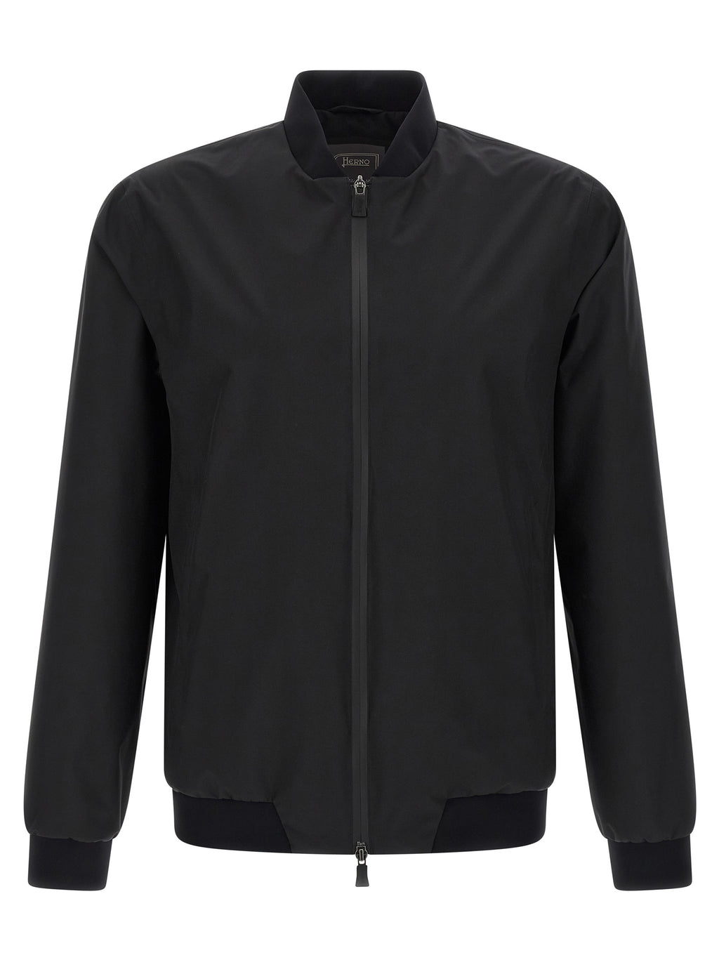 Herno Black Polyester Bomber
