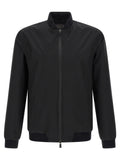 Herno Black Polyester Bomber