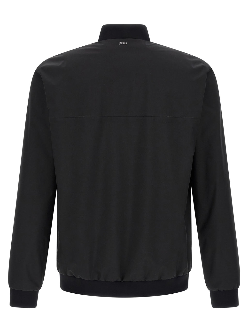 Herno Black Polyester Bomber