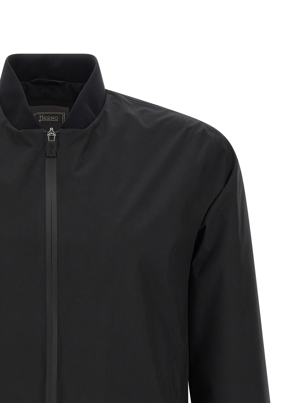 Herno Black Polyester Bomber