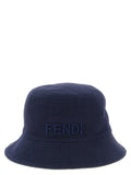Fendi Blue Cotton Bucket Hat