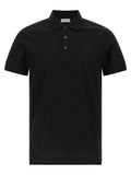 Burberry Black Cotton Polo Shirt