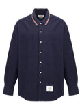 Thom Browne Blue Cotton Blouse