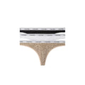 Calvin Klein Underwear Black And White Cotton Pantie