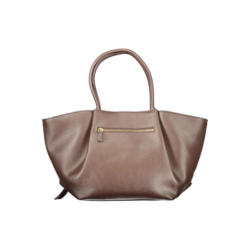 Guess Jeans Brown Polyethylene Handbag
