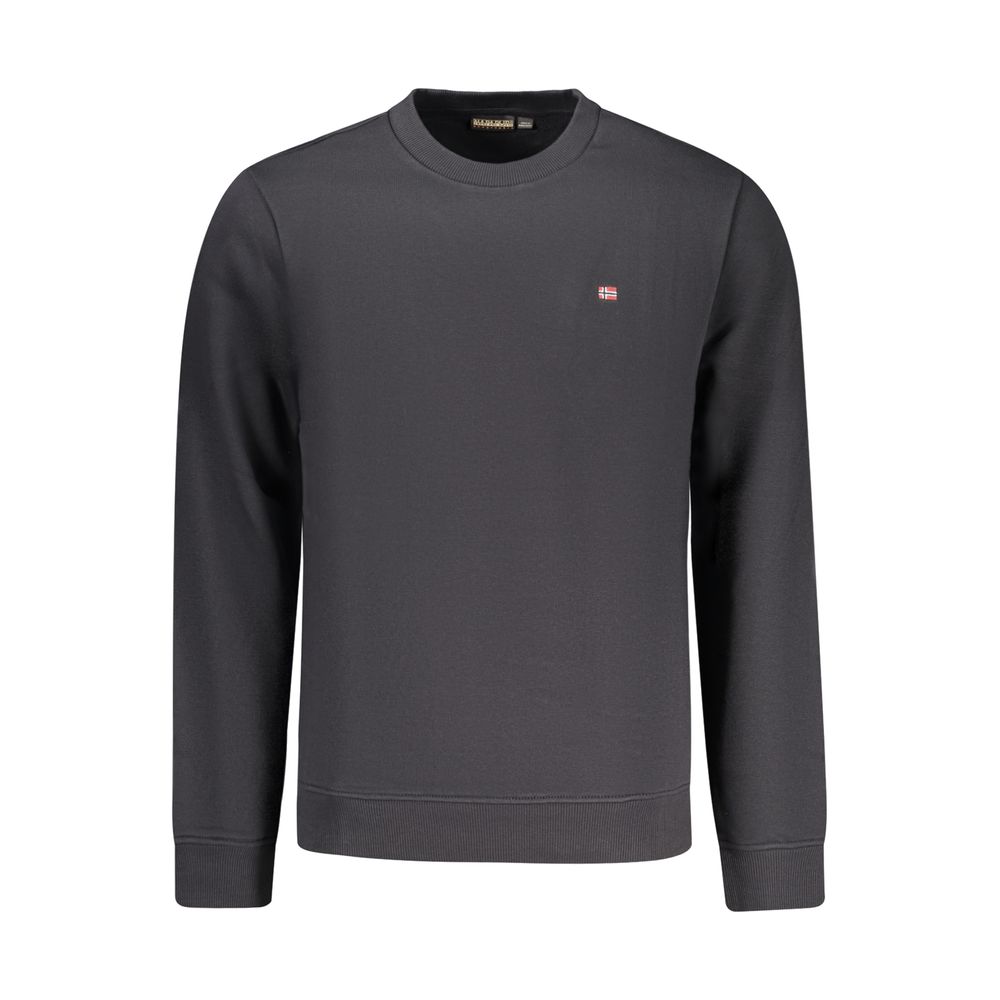 Napapijri Black Cotton Sweatshirt