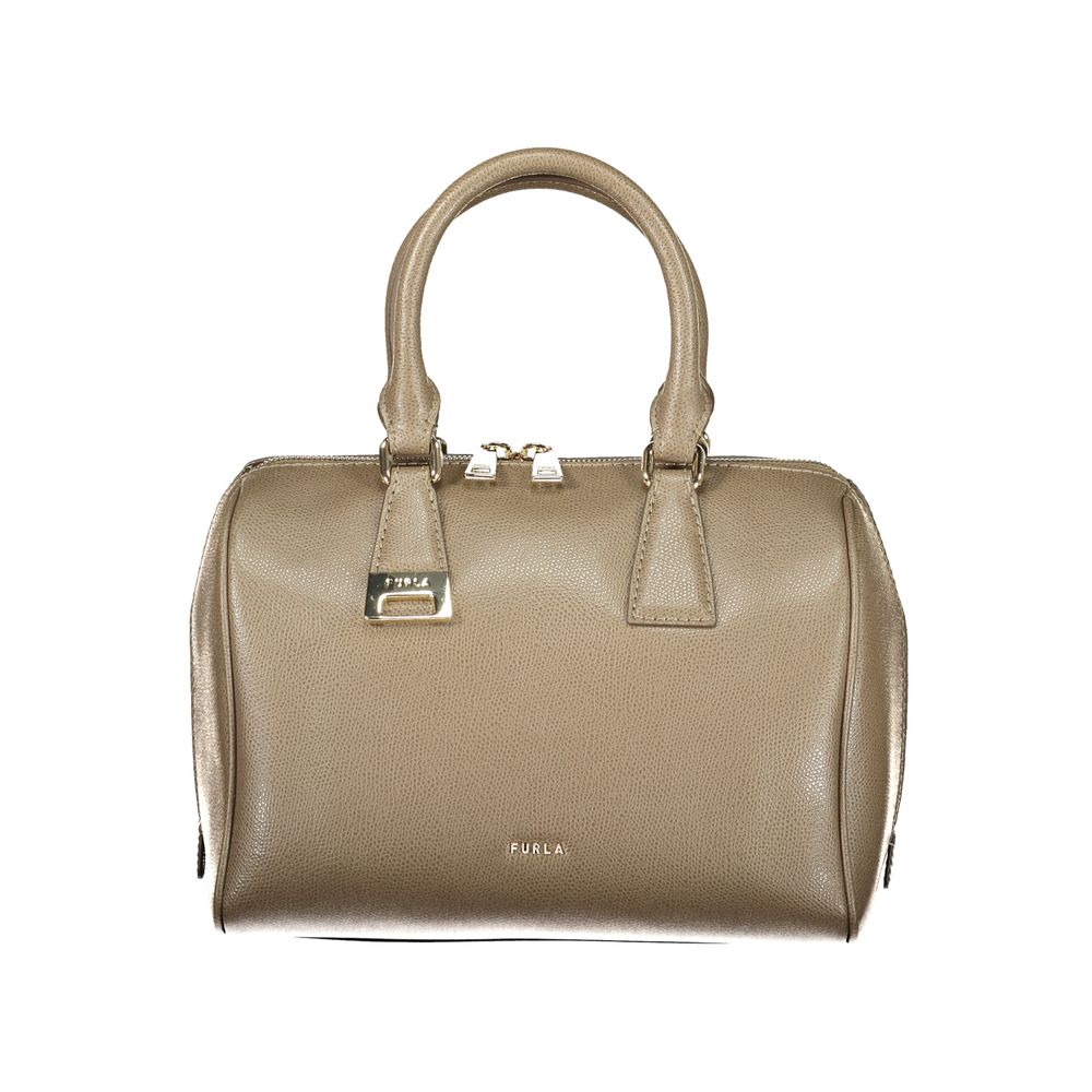 Furla Green Leather Handbag
